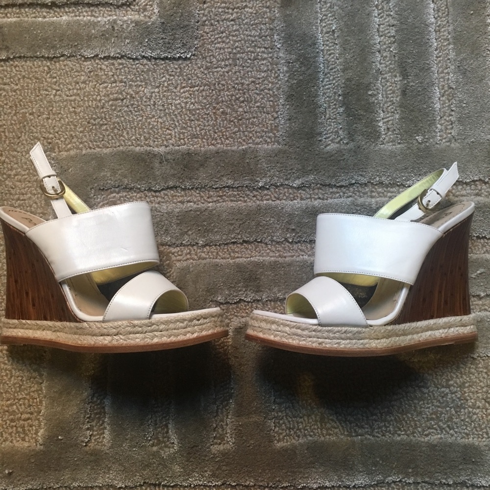 POLLINI - Bamboo Strappy Platform Leather sandal - Picture 5 of 5
